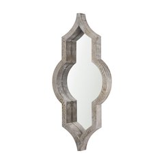 Tamanar 15.0 x 3.0 x 34.1 Light Brown Wood Frame Wall Mirror