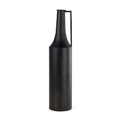 Aubrey Large 24.0H Black Iron Flower Vase