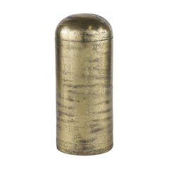 Quonset Extra Tall Brass Finished Aluminum Metal Pillar Object