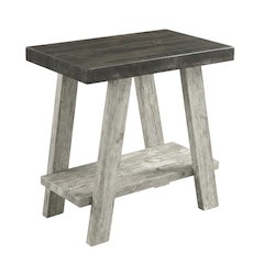 Brown, Side Table, Open Shelf, Quality Build, Durable Wood Frame