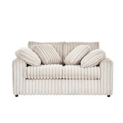 Belvoir Upholstered Stationary Loveseat, Beige Champagne