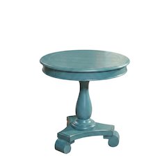 Teal, Pedestal Table, Pedestal Base, Quality Build