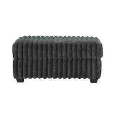 Belvoir Accent Cocktail Ottoman, Charcoal