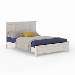 Realynn Panel Bed, Off-White Finish, Queen