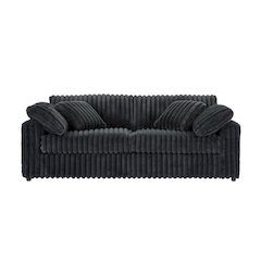 Belvoir Upholstered Stationary Sofa, Charcoal