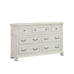 Nelson 7-Drawer Bedroom Dresser, Antique White