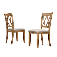 Windvale Fabric Upholstered Dining Chair Set of 2