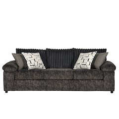 Nason Wide Wale Corduroy Sofa, Charcoal
