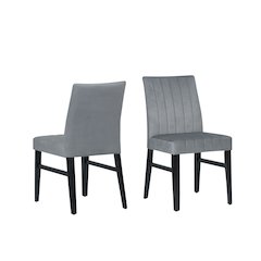 Wendell Contemporary Upholstered Dining Chairs, Set of 2