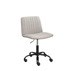 Masar Fabric Swivel Office Chair, Gray