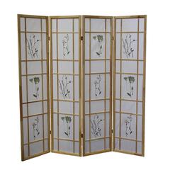 4 Panel Shoji Screen - Natural