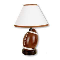 13.5"H Ceramic Football Table Lamp