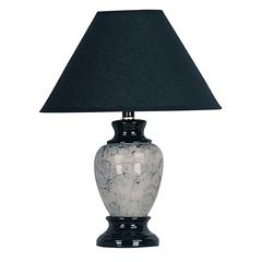 13"H Ceramic Table Lamp - Black