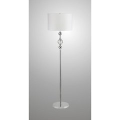 62.5"In Leona Crystal And Chrome Floor Lamp