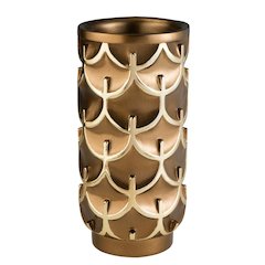 7" W x 14.25"H Mystic Owl Vase Décor
