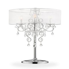 35" Evangelia Crystal Table Lamp