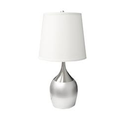 24"H Silver Touch-On Table Lamp