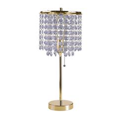 20.25"H Deco Glam Gold Table Lamp