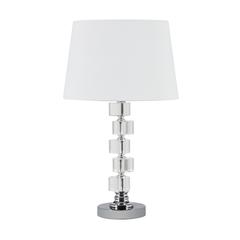 20" In Adelaine 5 Crystal Round Stacked Cube Orbs Table Lamp