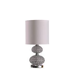 24"in MOD CRYSTAL INSP RETRO TABLE LAMP