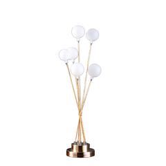 6-Light Acrylic Globe Aluminun Led Chrysanthe Metal Table Lamp