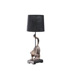 24" in WILDLIFE OLD WORLD ANTIQUE BRONZE  CAPUCHIN MONKEY POLYRESIN TABLE LAMP