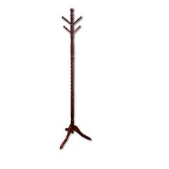 71.5" Twist Cherry Wooden Coat Rack