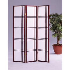 Girard 3-Panel Room Divider - Cherry