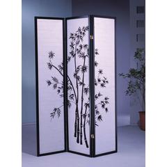 3-Panel Room Divider - Bamboo