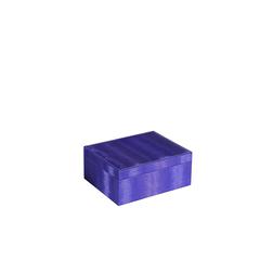 4" In Azure Blue Large Jewelry Case