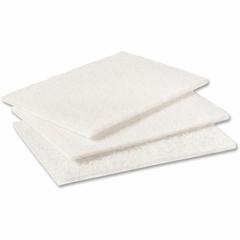 Scotch-Brite Cleansing Pads - For Copper, Ceramic, Porcelain, Stainless Steel - White - 20/Pack - 3 / Carton