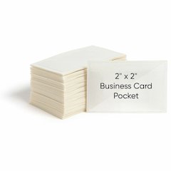 Smead Self-Adhesive Pockets - 3" Length - Clear - Poly - 100 / Box