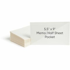 Smead Self-Adhesive Pockets - For 9" x 5 9/16" Sheet - Clear - Poly - 100 / Box