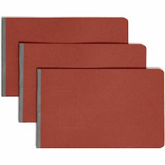 Smead Premium Pressboard Recycled Fastener Folder - 2" Folder Capacity - 8 1/2" x 14" - 2" Expansion - 1 Fastener - 25 pt. - Pressboard - Red - Reinforced Hinge, Heavy Duty, Moisture Resistant, Stain 