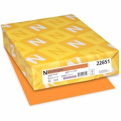 Astrobrights Color Paper - Cosmic Orange - Letter - 8 1/2" x 11" - 24 lb Basis Weight - Smooth - Acid-free, Lignin-free, Heavyweight - Cosmic Orange - 500 / Ream