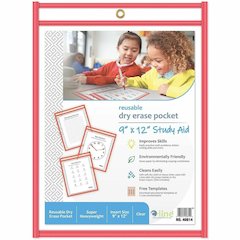 C-Line Letter Storage Folder - 8 1/2" x 11" - Red - 30 / Box