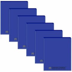 C-Line Classroom Connector Letter Report Cover - 8 1/2" x 11" - 2 Internal Pocket - Blue - 1 Box