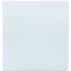 Business Source Round Ring View Binder - 1 1/2" Binder Capacity - Letter - 8 1/2" x 11" Sheet Size - 350 Sheet Capacity - Fastener: Round Ring - Pocket: 2, Internal - Chipboard, Polypropylene - White 