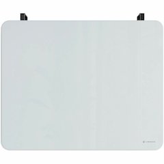 U Brands Magnetic Cubicle/Wall Glass Frameless Dry-Erase Board - 20" (1.7 ft) Width x 16" (1.3 ft) Height - Frosted White Tempered Glass Surface - Rectangle - Horizontal - Magnetic - 1 Each