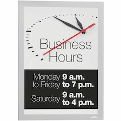 DURABLE The Infoframe - Glass-mountable, Window-mountable - Removable, Both Sides Display, Sturdy, UV Resistant, Heat Resistant, Repositionable - Information, Advertising - 2 / Pack