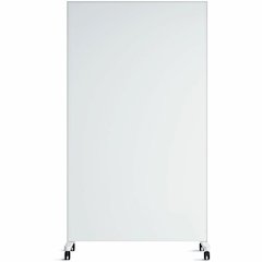 U Brands Double Sided Magnetic Glass Dry-Erase Mobile Floor Easel - 42" (3.5 ft) Width x 72" (6 ft) Height - Tempered Glass Surface - Rectangle - Vertical - Floor Standing - Magnetic - Eraser Included