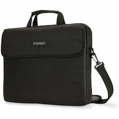 Kensington SP10 Carrying Case (Sleeve) for 15.4" Notebook - Black - Scratch Resistant, Damage Resistant - Polyester Body - Polyester Exterior Material - Shoulder Strap, Handle - 2.5" Height x 12.8" Wi