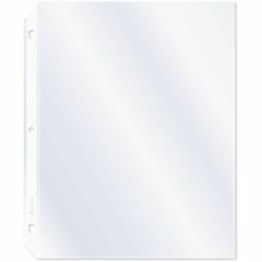 C-Line Poly Top-loading Sheet Protectors - For Letter 8 1/2" x 11" Sheet - 3 x Holes - Ring Binder - Clear - Polypropylene - 50 / Box