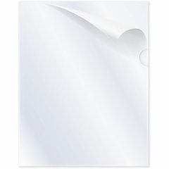 C-Line Letter Project File - 8 1/2" x 11" - Polypropylene - Clear - Heavyweight - 25 / Box