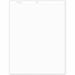 C-Line Letter No Vinyl File Pocket - 8 1/2" x 11" - Vinyl - Clear - Punched - 50 / Box