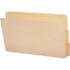 Smead End Tab Manila Folders with Shelf-Master&reg; Reinforced Tab - Legal - 8 1/2" x 14" Sheet Size - 3/4" Expansion - 1/3 Tab Cut - Assorted Position Tab Location - 11 pt. Folder Thickness - Manila 