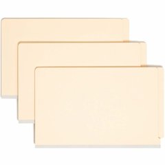 Smead Legal Recycled Classification Folder - 8 1/2" x 14" - 2" Expansion - 2 x 2B Fastener - 2" for Folder - End Tab Location - 2 Divider - 18 pt. - Pressboard - Manila - 10% Recycled - 10 / Box