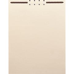 Smead File Backs with Fastener - 8.5" Height x 11.5" Width - 2" Maximum Capacity - For Letter 8 1/2" x 11" Sheet - Rectangular - Manila - 100 / Box