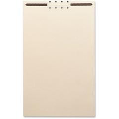 Smead File Backs with Fastener - 8.5" Height x 14.5" Width - 2" Maximum Capacity - For Legal 8 1/2" x 14" Sheet - Rectangular - Manila - Manila - 100 / Box