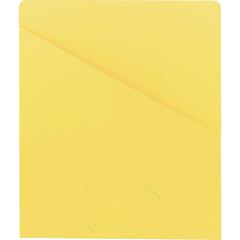 Smead Letter Recycled File Jacket - 8 1/2" x 11" - Yellow - 10% Recycled - 25 / Pack